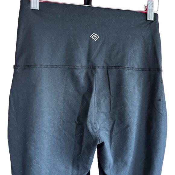 Womens Pants Size Medium Black Workout Athletic Yoga Casual Weekend Outings - Picture 4 of 6